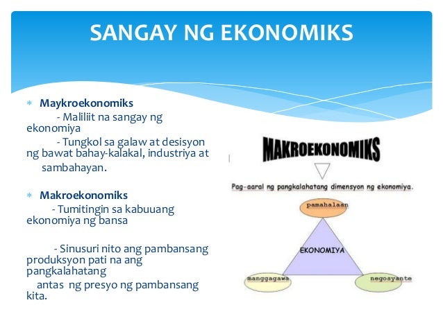 Kahulugan Ng Ekonomiya Tagalog