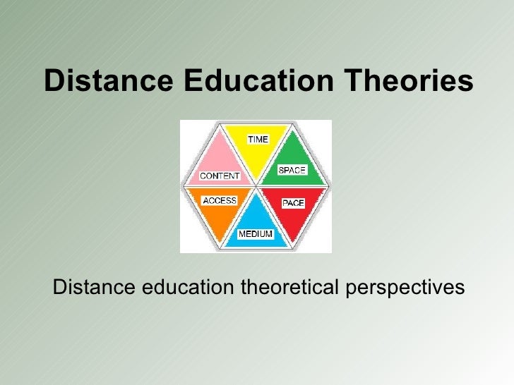 Ppel, unit 4, task 2 distance education theories