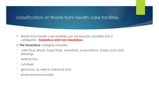 PPEs, WASTE MANAGEMENT in hospital set up.pptx