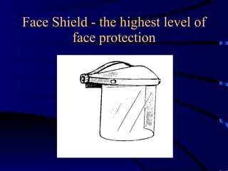 Face Shield - the highest level of face protection 