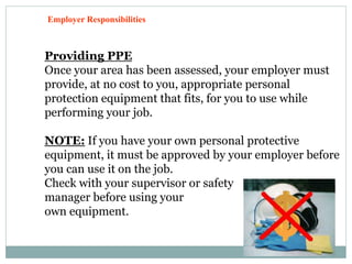 Understand Your Fall Arrest System
A Personal Fall Arrest System is comprised of three (3) key components – anchorage
connector; body wear; and connecting device.
Remember: A, B, & C
A = Anchorage/Anchorage Connector
B = Body Wear
C = Connecting Device
 