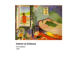 Interior at Collioure
Henri Matisse
1905
 