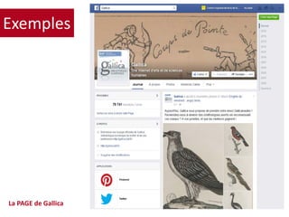 Exemples
65
La PAGE de Gallica
 
