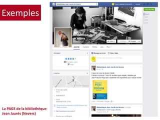 78
Exemples
La PAGE de la bibliothèque
Jean Jaurès (Nevers)
 