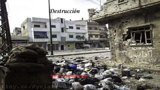 foto por: Freedom house
Destrucción
 