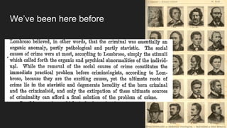 We’ve been here before
 