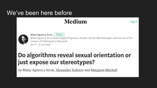 We’ve been here before
 