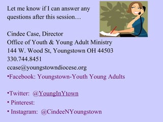 PPT for 2015 DOY Liturgy Day: Engaging youth and Young Adults