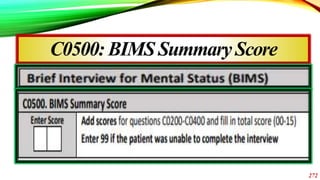 C0500: BIMS SummaryScore
272
 
