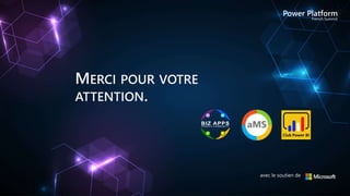 avec le soutien de
MERCI POUR VOTRE
ATTENTION.
 
