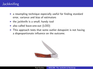 The jackknife and bootstrap | PDF