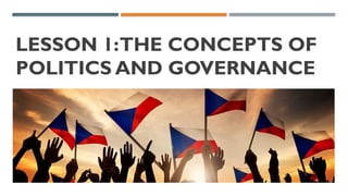 Philippine Politics and Governance - PPG | PPTX
