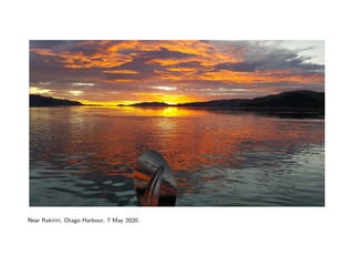 Near Rakiriri, Otago Harbour, 7 May 2020.
 