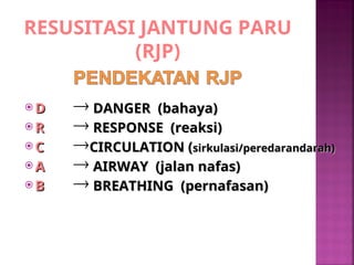 PPGD DAN KESEHATAN LAPANGAN BAGI BAGI ANGGOTA KEPOLISIAN | PPT