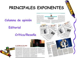 PRINCIPALES EXPONENTES


Columna de opinión

  Editorial

      Crítica/Reseña
 