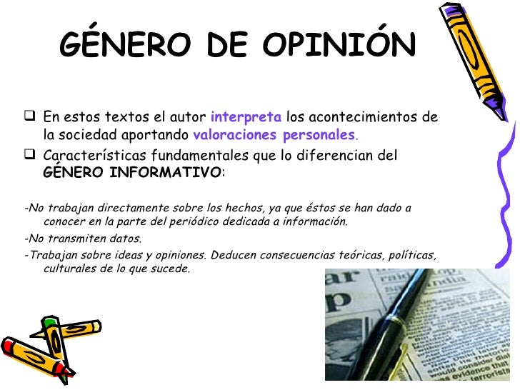 Pp genero de opinion