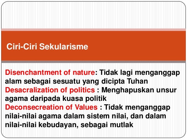 Sekularisme