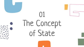 The Concept
of State
01
 