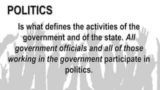 PPG week 1&2.pptx philippine politics and governance | PPTX