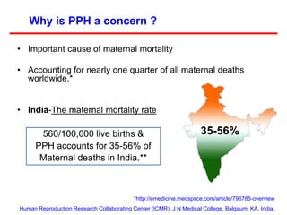 Medical Management of Post-partum Hemorrhage (PPH) | PPTX