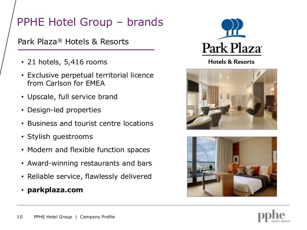 PPHE Hotel Group Company Profile April 2014 PPHE Hotel Group Company Profile April 2014