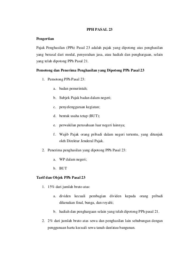 Contoh Soal Pilihan Ganda Perpajakan Pph Pasal 21 Dan