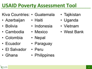 Poverty Assessment Tools presentation | PPT