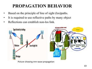 MILLIMETER WAVE FOR 5G CELLULAR | PPTX