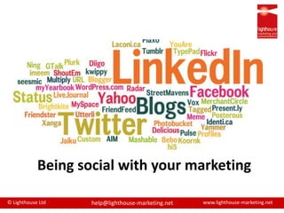 Being social with your marketing 