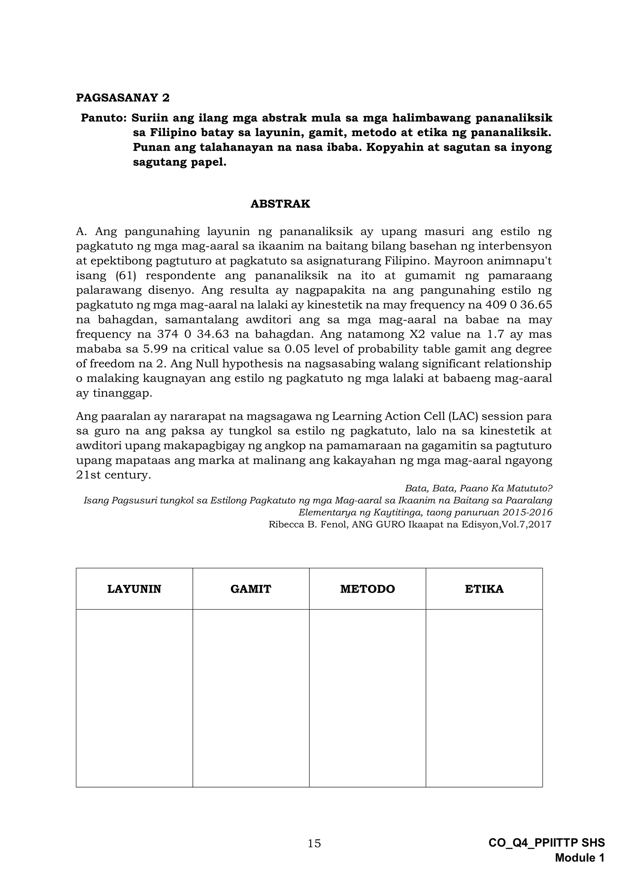 PPIITTP_Q4_M1_Pagsusuri-ng-ilang-halimbawang-pananaliksik-sa-Filipino ...