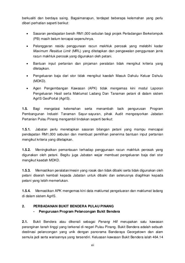 Laporan Ketua Audit Negara 2013 Siri 2 Negeri Pulau Pinang
