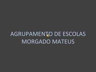 AGRUPAMENTO DE ESCOLAS
MORGADO MATEUS
 