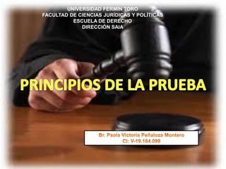 UNIVERSIDAD FERMÍN TORO
FACULTAD DE CIENCIAS JURÍDICAS Y POLÍTICAS
ESCUELA DE DERECHO
DIRECCIÓN SAIA
 