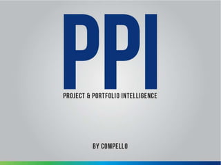 HP PPM Reports & Dashboard - PPI (Project & Portfolio Intelligence)