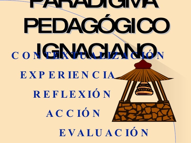 Resultado de imagen para PARADIGMA PEDAGÓGICO IGNACIANO