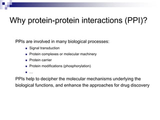 Protein protein interactions in systems biology | PPT