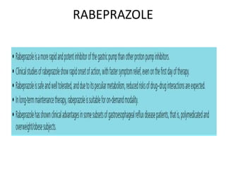 RABEPRAZOLE
 