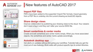 PPI Webinar | Whats New in AutoCAD 2017 | PPTX