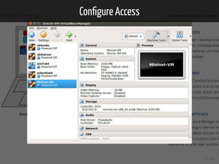 Con gure Access
12 / 61
 