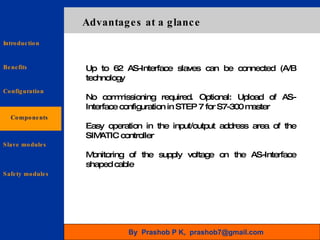 Asi : Actuator Sensor Interface | PPT image.
