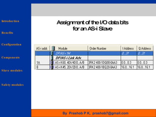 Asi : Actuator Sensor Interface | PPT image.