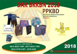Ppkbd 2018 -  produk dak bkkbn 2018 - sarana kerja ppkbd/sub ppkbd 2018
