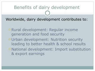 Enhancing Dairy Development in Ethiopia