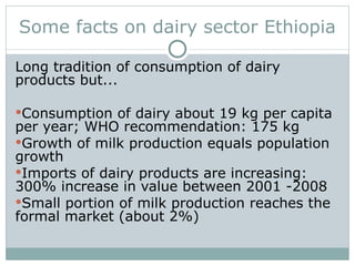 Enhancing Dairy Development in Ethiopia