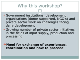 Enhancing Dairy Development in Ethiopia