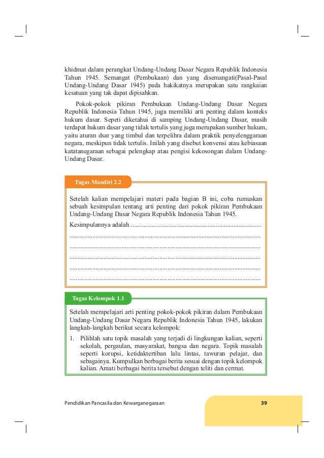 Buku Siswa Ppkn Kelas 9 Smp