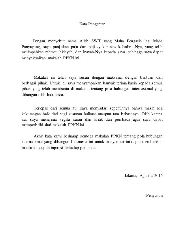 Pola Hubungan Internasional Pola Hubungan Internasional