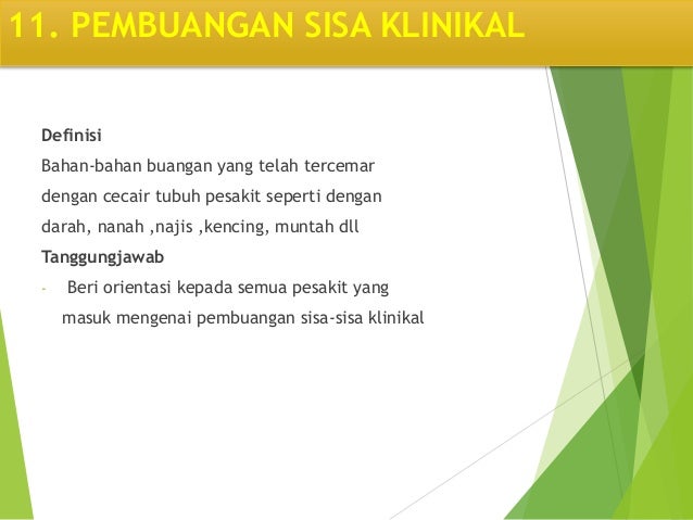 Senarai Tugas Dan Tanggungjawab Pembantu Perawatan Kesihatan