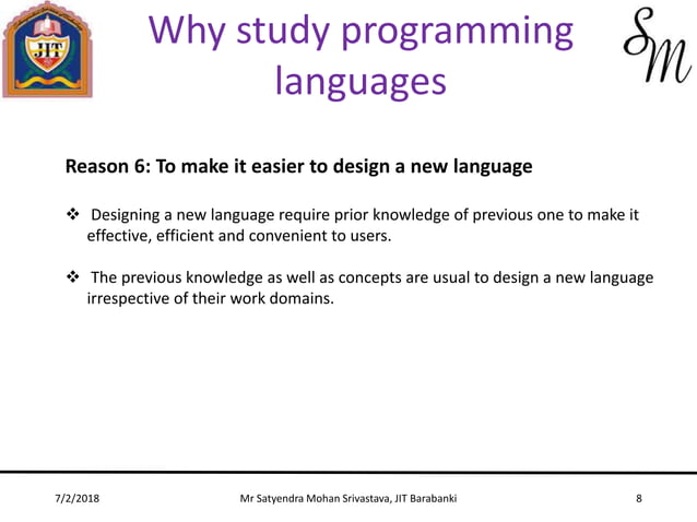 Principal of Programming Language | PPT
