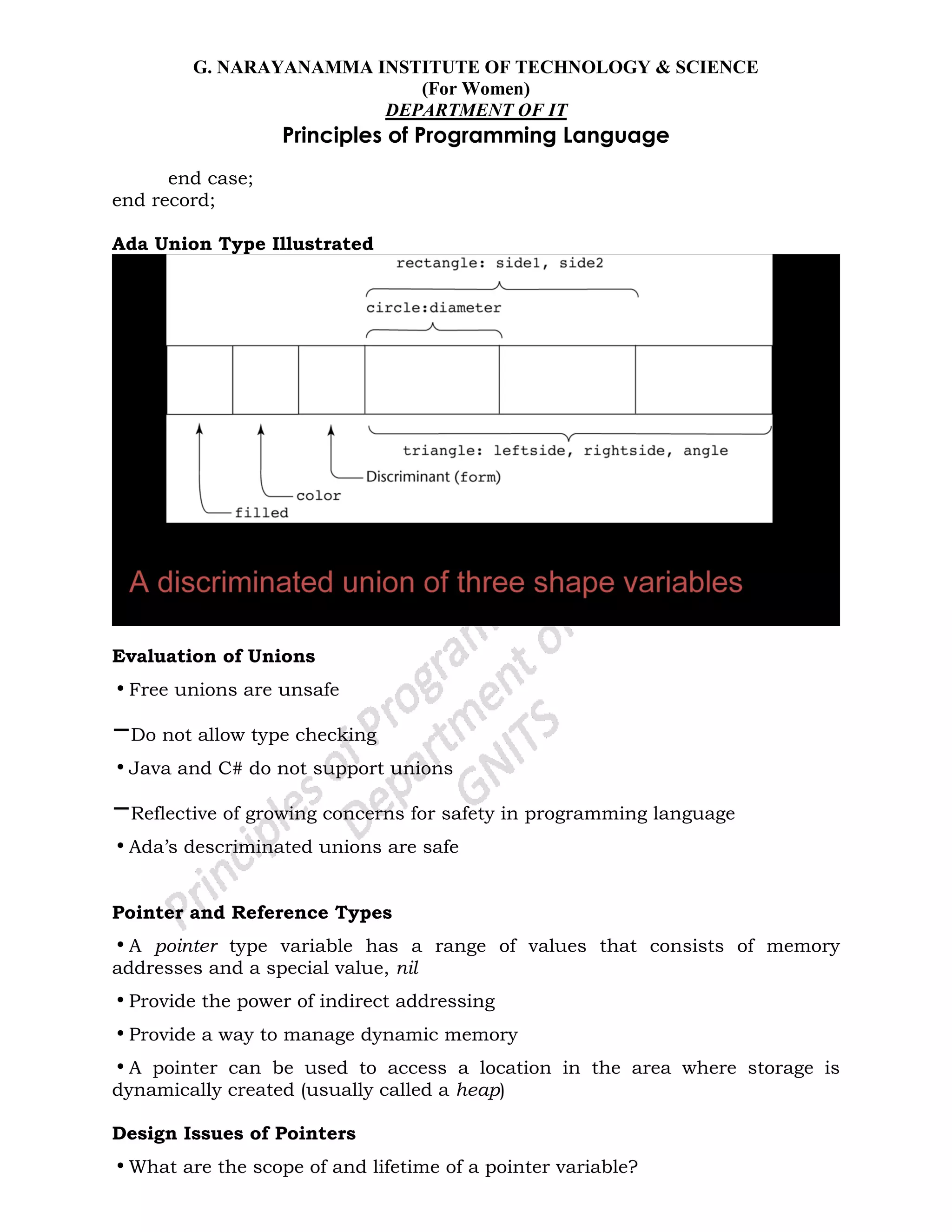Principles of programming languages. Detail notes | PDF | Programming ...